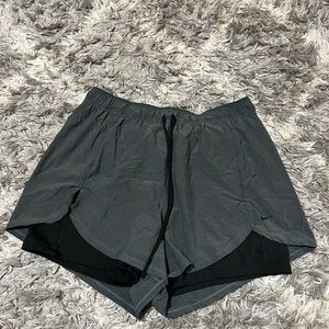 Grey Nike Running Shorts